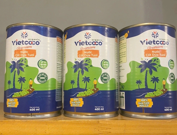 Nước Cốt Dừa Hữu Cơ Vietcoco