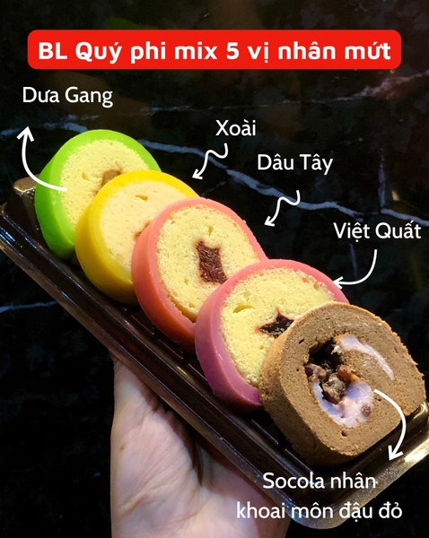 Bông lan quý phi mix 5 vị