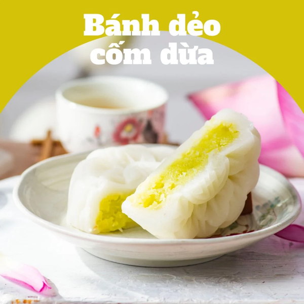 D6 - Bánh Dẻo Cốm sợi dừa