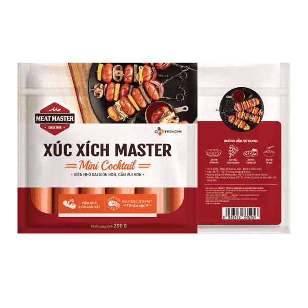 Xúc xích Master Mini Cocktail (200g/túi)