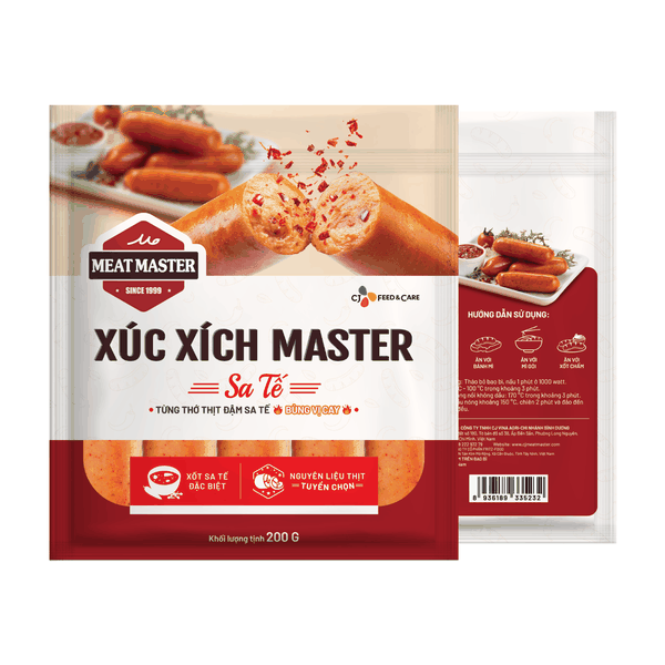 Xúc xích Master Sa Tế (200g/túi)
