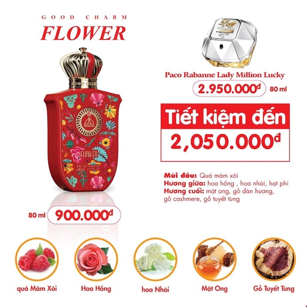 Nước Hoa Good Charme Flower 80ml