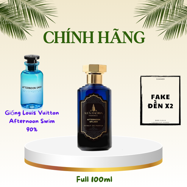 Nước Hoa Unisex Alexandria Fragrances Afternoon Splash Inspired by Louis Vuitton Afternoon Swim