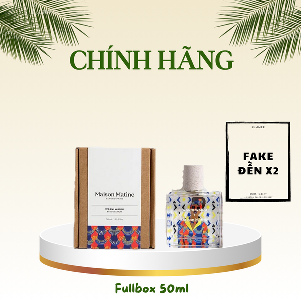 Nước Hoa Unisex Maison Matine Warni Warni 50ml full