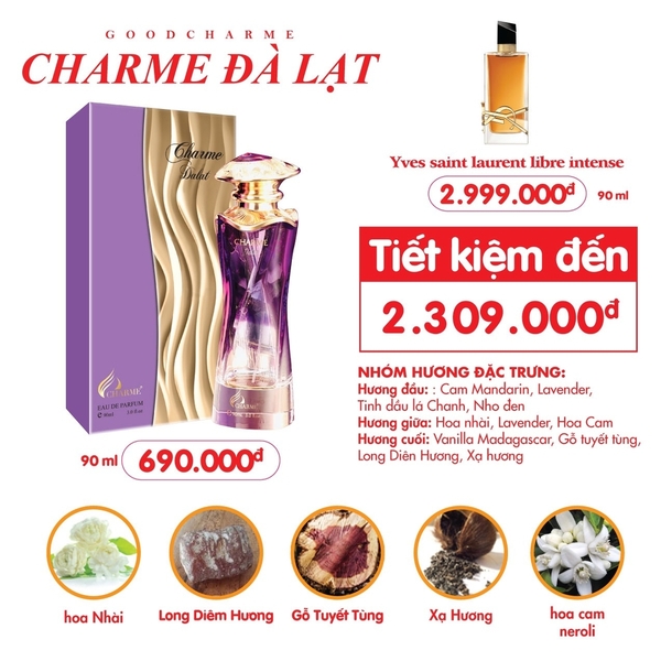 Nước Hoa Nữ Good Charme Đà Lạt 90ml