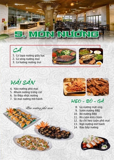 Menu Green Tree Buffet