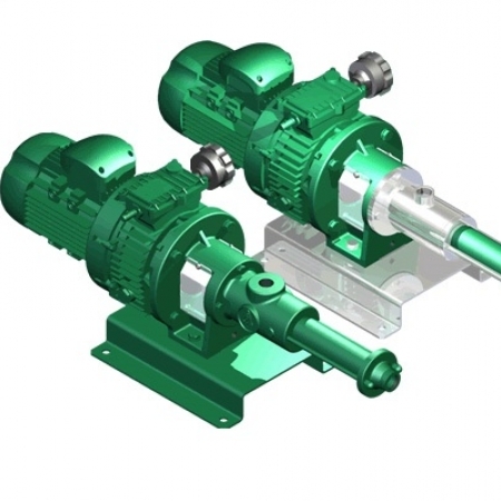 Bơm định lượng polymer dạng trục vít Highflow VINAPUMP JSC