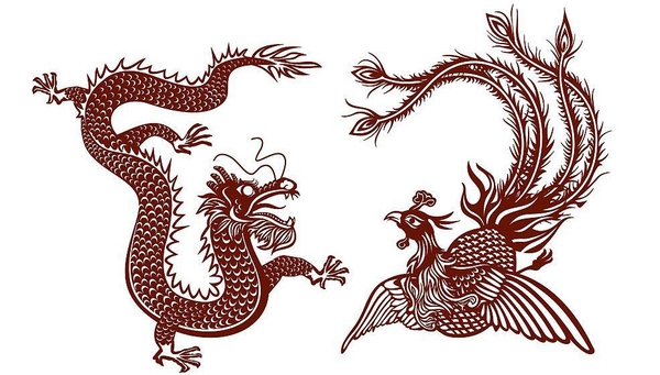 Hình ảnh Rồng và Phượng.