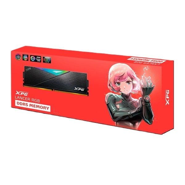 RAM máy tính ADATA XPG LANCER RGB BLACK - 16GB 6000MHz DDR5