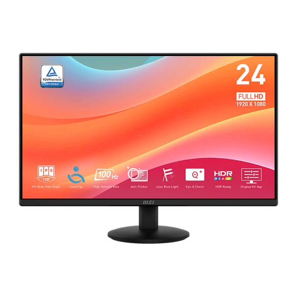 Màn hình máy tính LCD MSI PRO MP242L 23.8 INCH (23.8 inch/FHD/IPS/100Hz/1ms)
