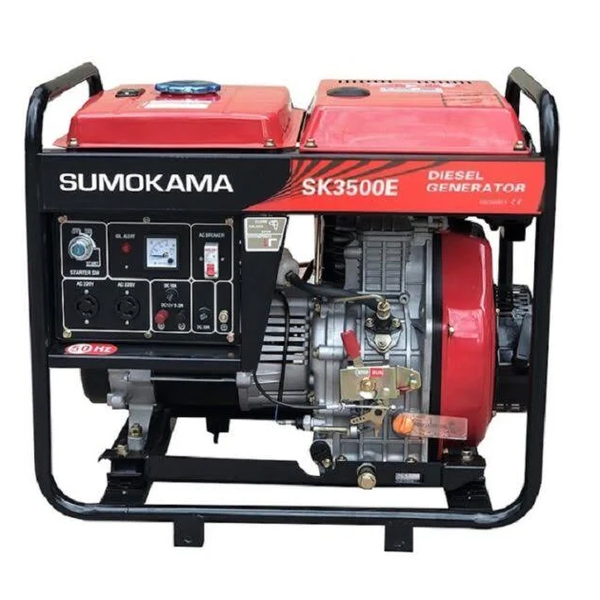 Máy Phát Điện Chạy Dầu Sumokama 3Kw SK3500E Đề