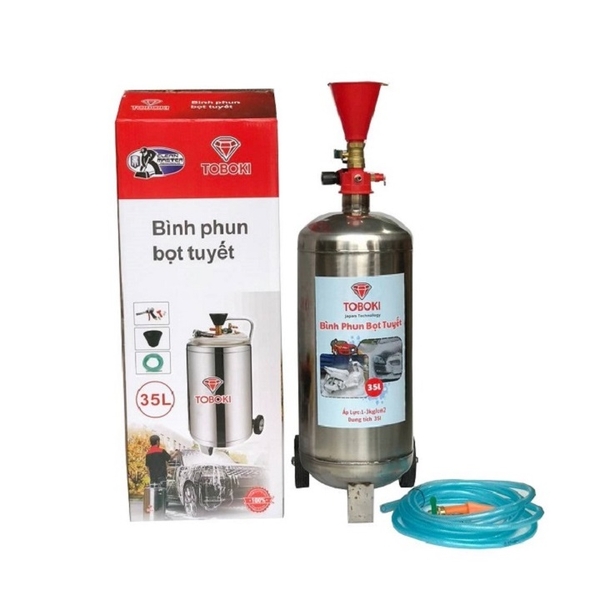 Bình Phun Bọt Tuyết Inox 35L Toboki BB-35L