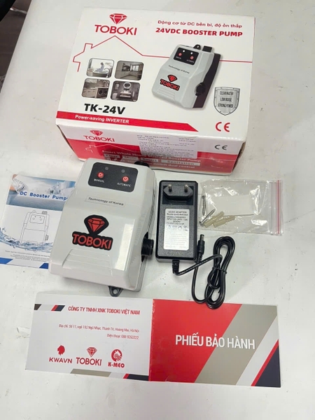 Máy bơm nước tăng áp Nhật tự động TOBOKI 100W TK-24V