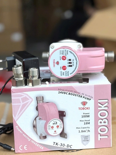 Máy bơm nước tăng áp Nhật tự động TOBOKI 100W TK-30-DC