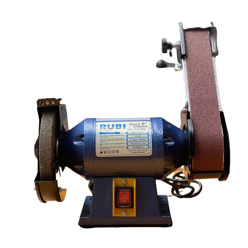 Máy mài bàn và chà nhám băng tải Rubi 1/3HP HP-150/50D