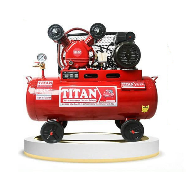 Máy Nén Khí Dây Đai Titan 1.5Hp 70L PK-0260