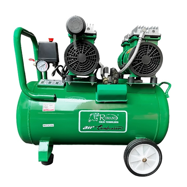Máy Nén Khí Không Dầu 1600W Romano ROMA750/50 50L
