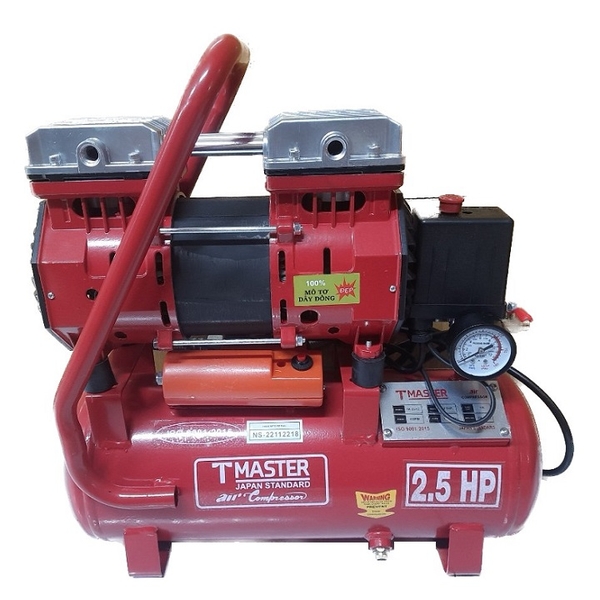 Máy Nén Khí Không Dầu Tmaster 2.5HP 12L TA 25-12