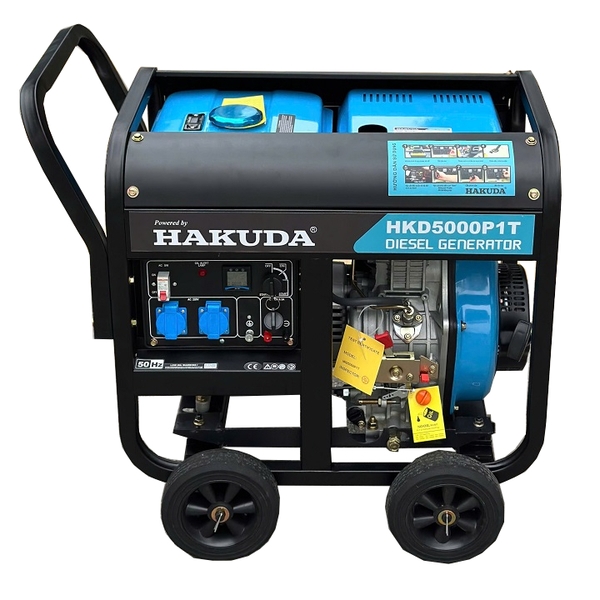 Máy phát điện chạy dầu HAKUDA 5KW HKD5000P1T