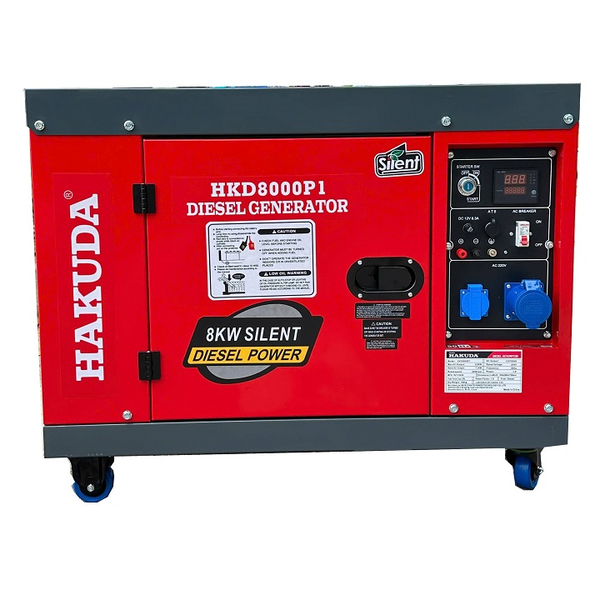 Máy phát điện chạy dầu diesel 8KW HAKUDA HKD8000P1