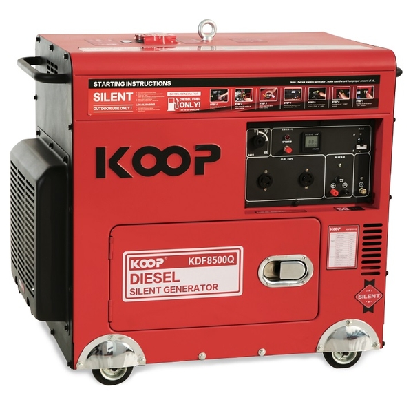 Máy Phát Điện Chạy Dầu Koop 6Kw KDF8500Q