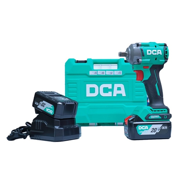 Máy siết bu lông dùng pin 20V DCA ADPB358EM (2 pin 1 sạc)
