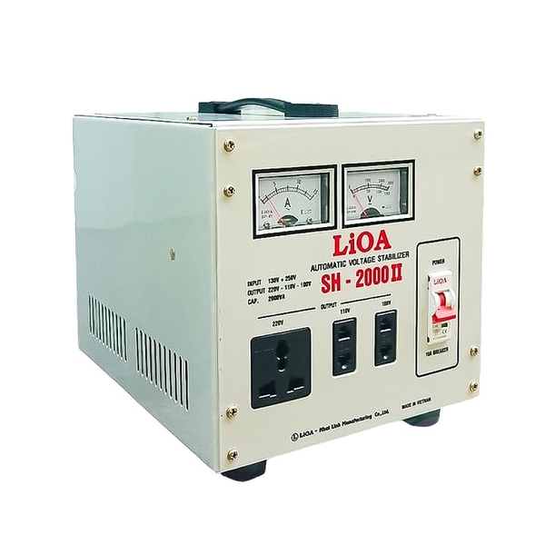 Ổn áp 1 pha Lioa 2KVA SH 2000II