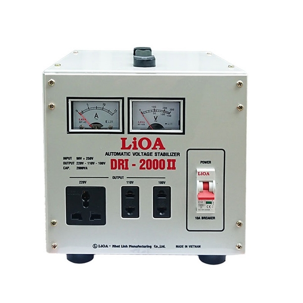 Ổn áp 1 pha Lioa 2KVA DRI-2000 II