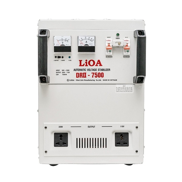 Ổn áp 1 pha Lioa 7.5KVA DRII 7500 II