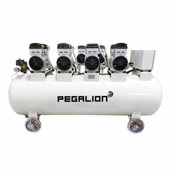 Máy nén khí không dầu giảm âm 500L PEGALION 6HP OF1100x4-500L