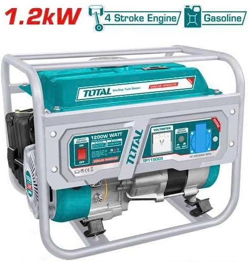 Máy phát điện động cơ xăng TOTAL TP115005 1.2kW