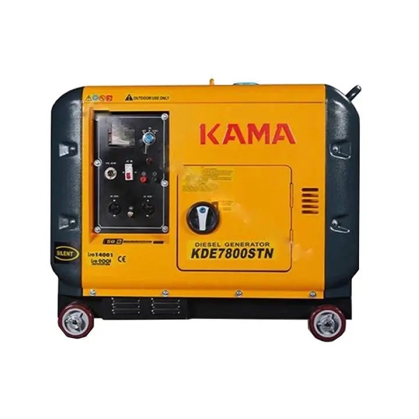 Máy phát điện chạy dầu 6KW KAMA KDE7800STN siêu cách âm