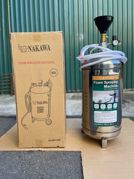 Bình phun bọt tuyết NAKAWA 40 lít BB-40L inox 201