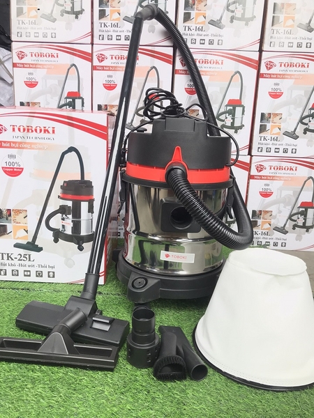 Máy hút bụi TOBOKI 1550W 16 Lít TK-16L khô ướt, thổi bụi