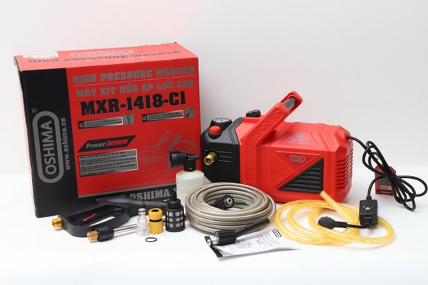 Máy Rửa Xe Mini Gia Đình Oshima 3000W MXR-1418-C1