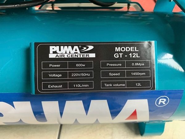 Máy nén khí không dầu Puma 1HP 12L GL-12L