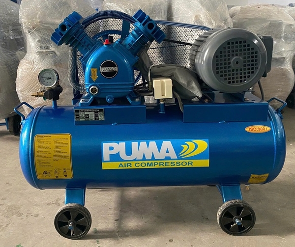 Máy nén khí dây đai Puma 1HP 75L PK 1075 1 pha
