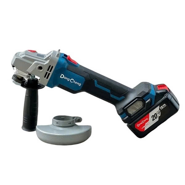 Máy mài góc dùng pin 20V DongCheng DCSM 03-100 - Bộ 1 pin 4a sạc thùng nhựa