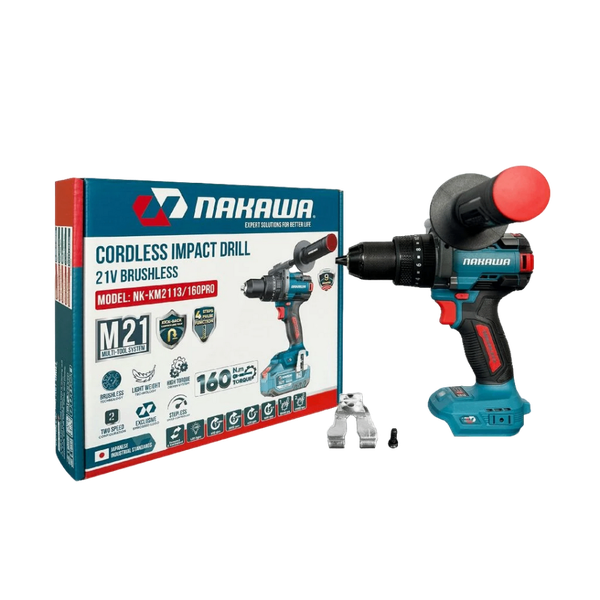 Máy khoan pin 3 chức năng 21V NAKAWA NK-KM2113/160PRO
