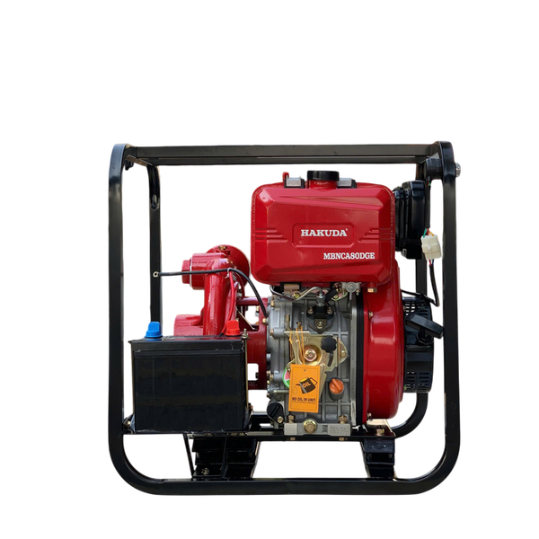Máy bơm nước 4KW chạy dầu cao áp HAKUDA MBNCA50DGE