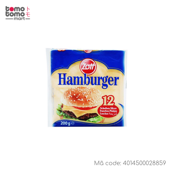 ZOTT-Phô mai lát Zott Humberger/burger 200g T48