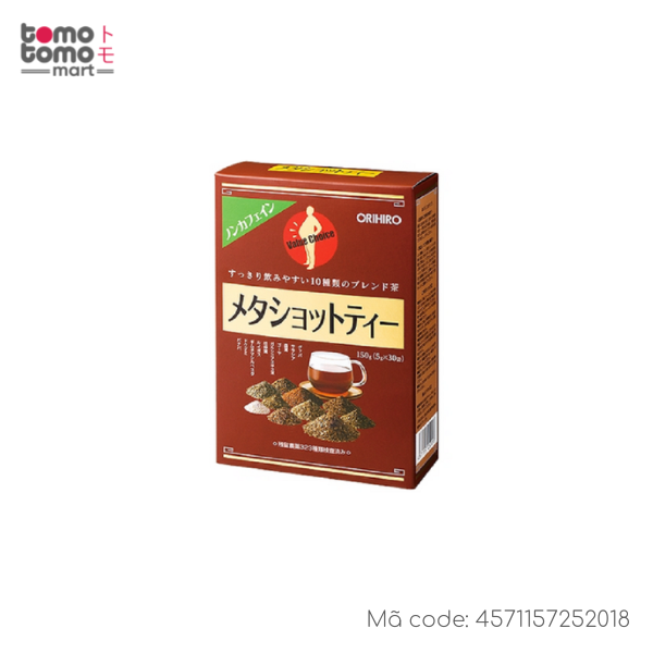 ORIHIRO-Trà giảm mỡ bụng Meta Shot Tea Orihiro 30 gói