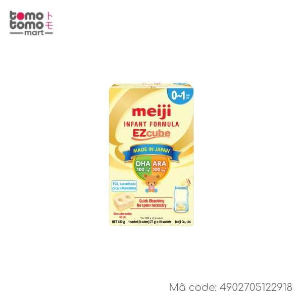 MEIJI-Sữa meiji số 0 dạng thanh nhập khẩu 432g