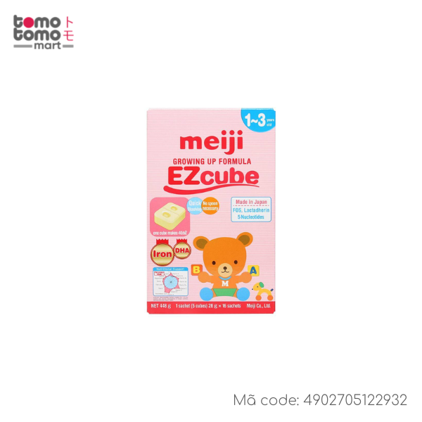 MEIJI-Sữa Meiji số 9 dạng thanh EZcube 432g (1-3 tuổi)