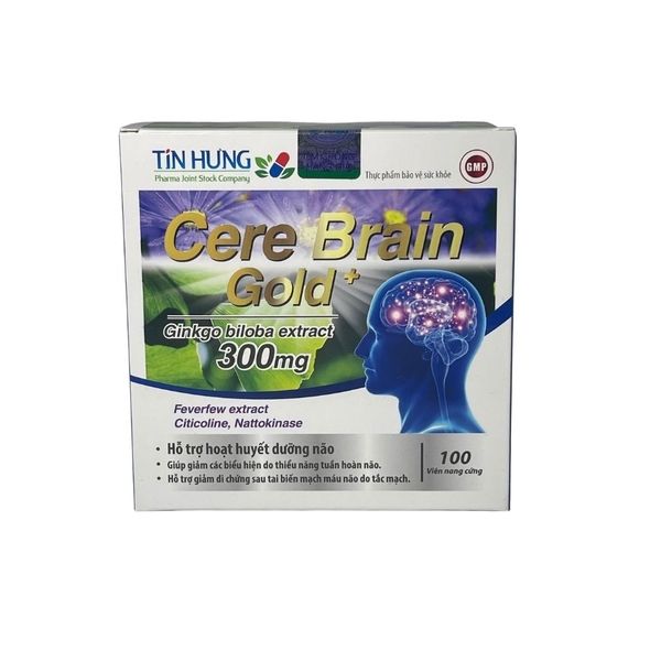 CERE BRAIN GOLD   (Hộp 10 vỉ x 10 viên)