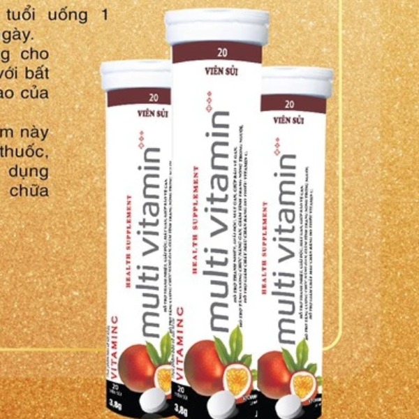 Viên sủi Mutivitamin chanh leo