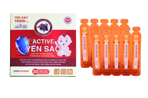 ACTIVE YẾN SÀO (Hộp 4 vỉ x 5 ống)