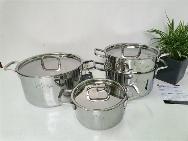 Bộ nồi cao cấp 3 lớp inox 304