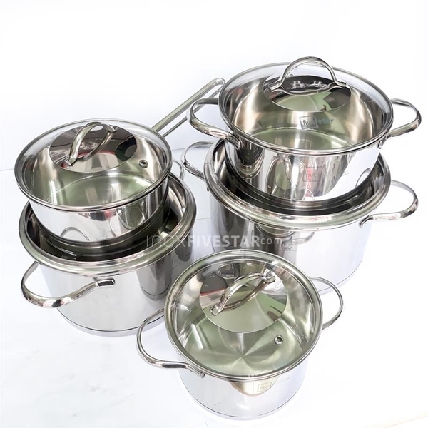 Bộ nồi Kitchi nắp kính