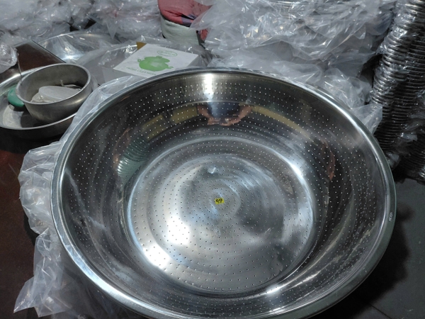 rá vo gạo 304 ( rổ lỗ nhỏ)